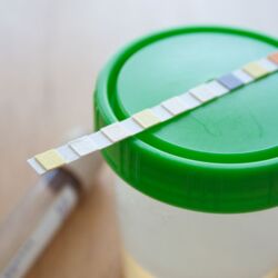 Teststreifen als Schnelltest Teststreifen für die Urinuntersuchung